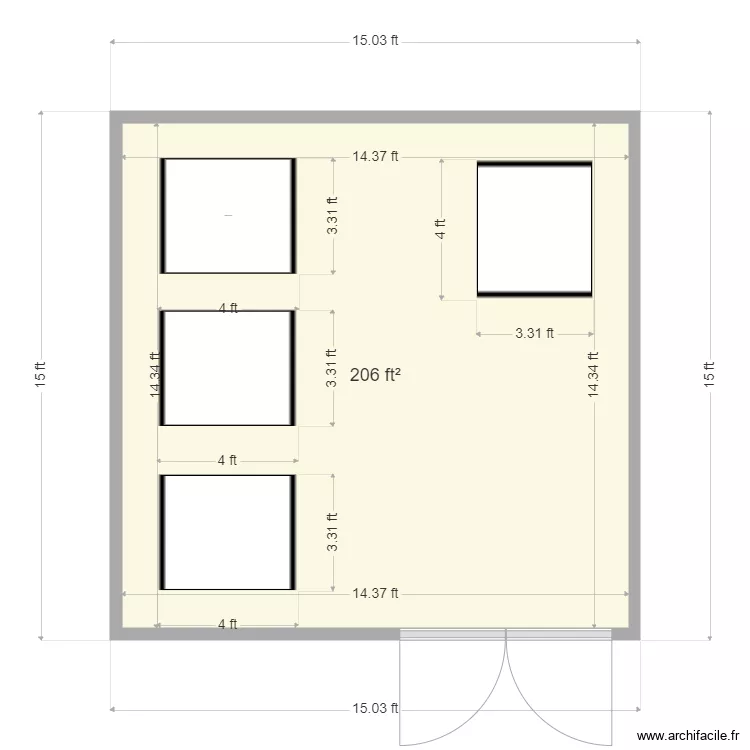 Grand 20H. Floor plan with 