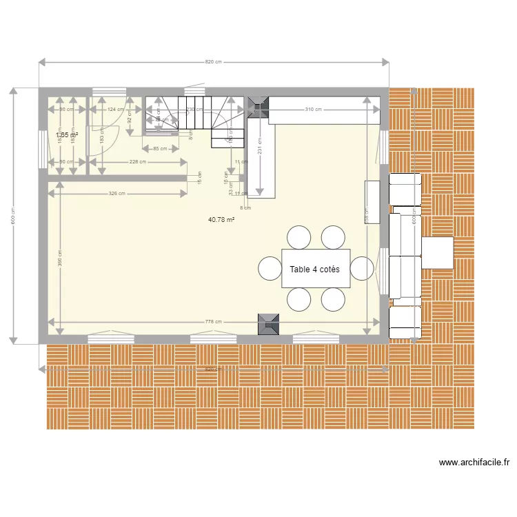 PierreMontagneSejour. Floor plan with PierreMontagneSejour. Floor plan with