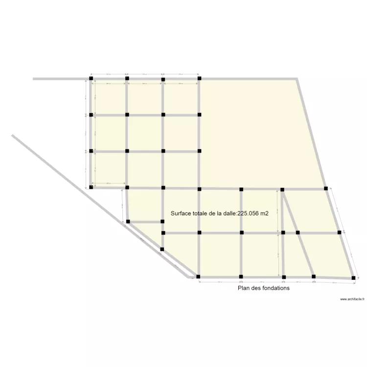 gihosha fondations. Floor plan with 