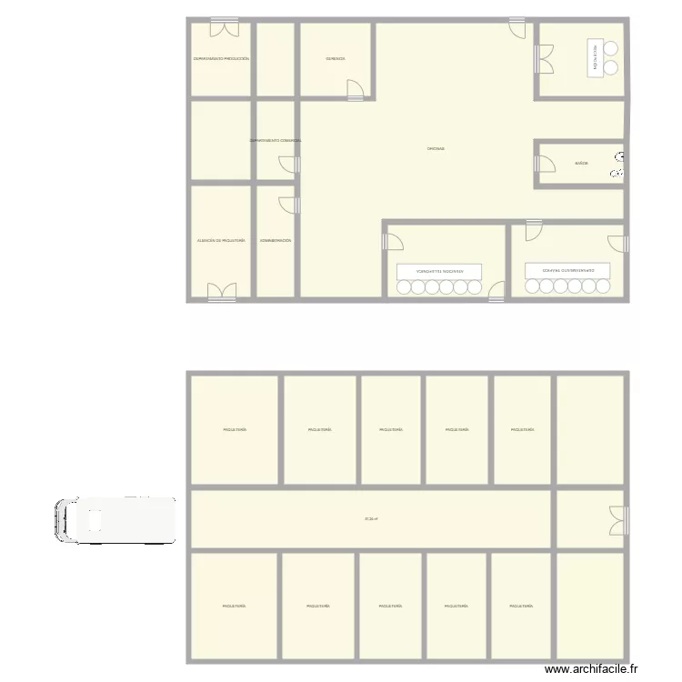 Colegio. Floor plan with 
