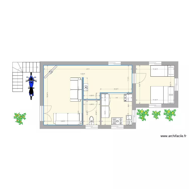 Hou. Floor plan with 