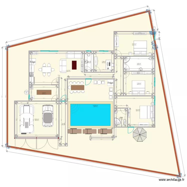plan cadastral. Floor plan with 