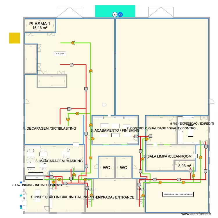 PESSOAL. Floor plan with 