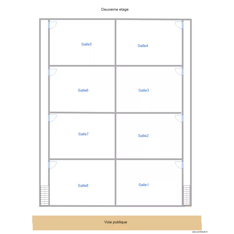 fourth level. Floor plan with 
