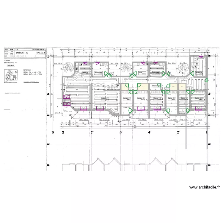 EPALINGES_READOM. Floor plan with 4  and 13 m²