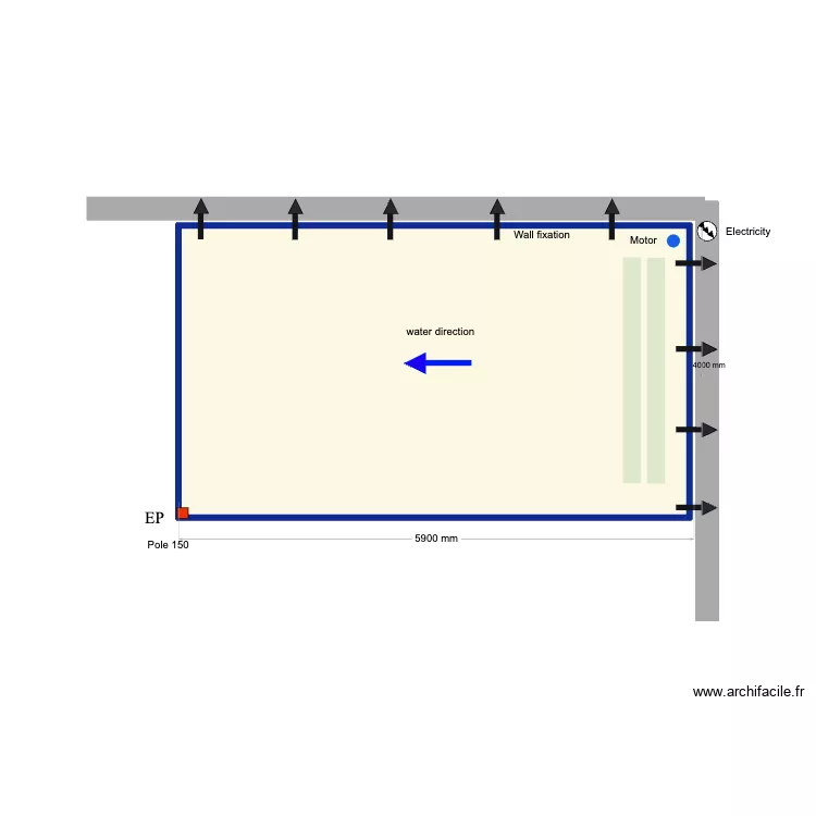 Mauricio diegues. Floor plan with 1 Room and 19 m² Mauricio diegues. Floor plan with 1 Room and 19 m²