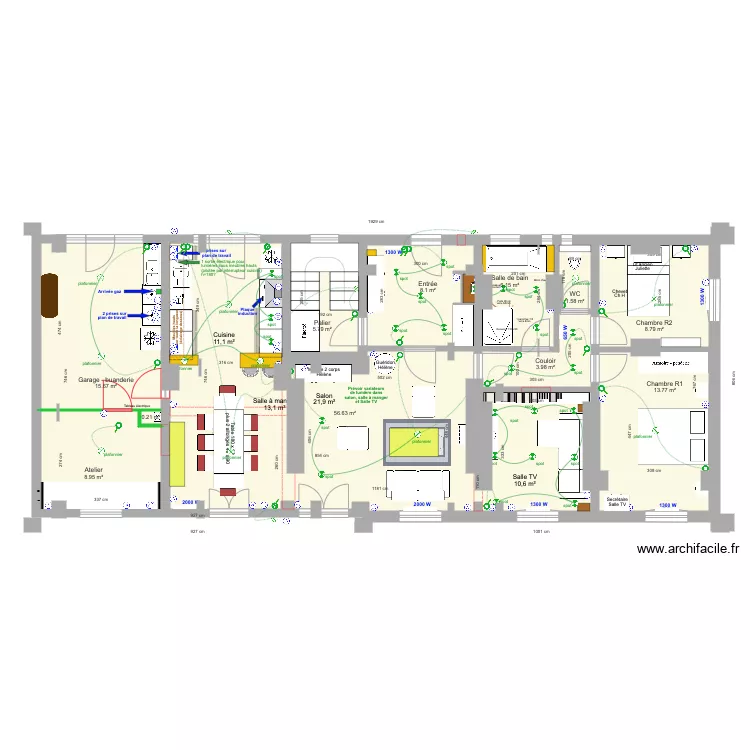 Chic à Chic RDC Projet 4. Floor plan with Chic à Chic RDC Projet 4. Floor plan with