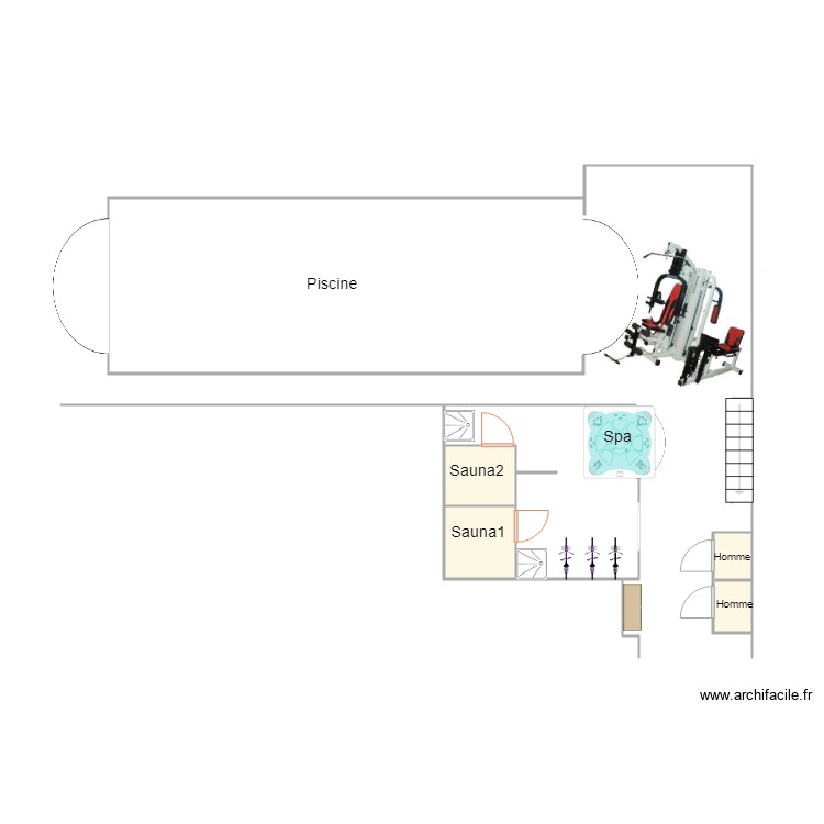 sport. Floor plan with 0 room and 0 m2