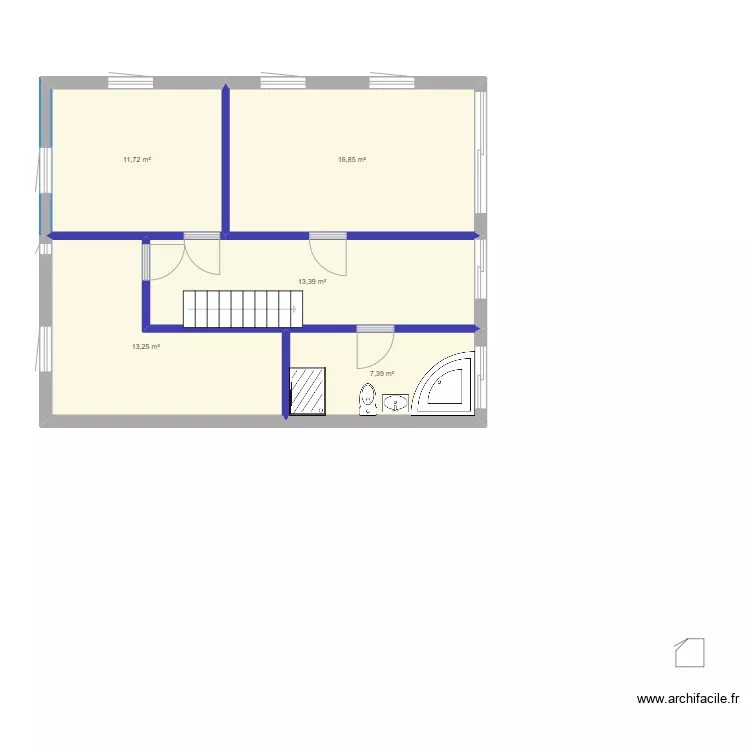 Plan 1 , 1st floor. Floor plan with 