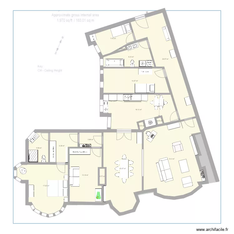 FitzJames12. Floor plan with FitzJames12. Floor plan with
