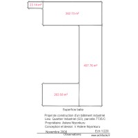 calcul surface batie A3