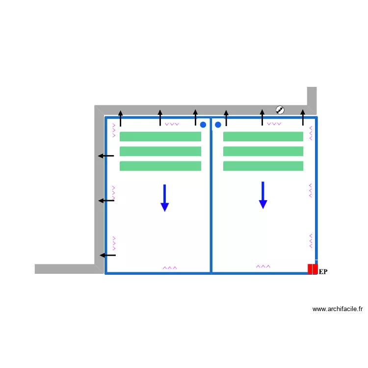 CVS.SA. Floor plan with CVS.SA. Floor plan with