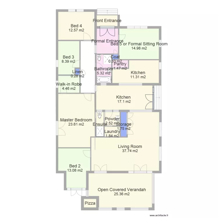 Floor Plan of 193 Bobbin Head Road TURRAMURRA. Floor plan with 