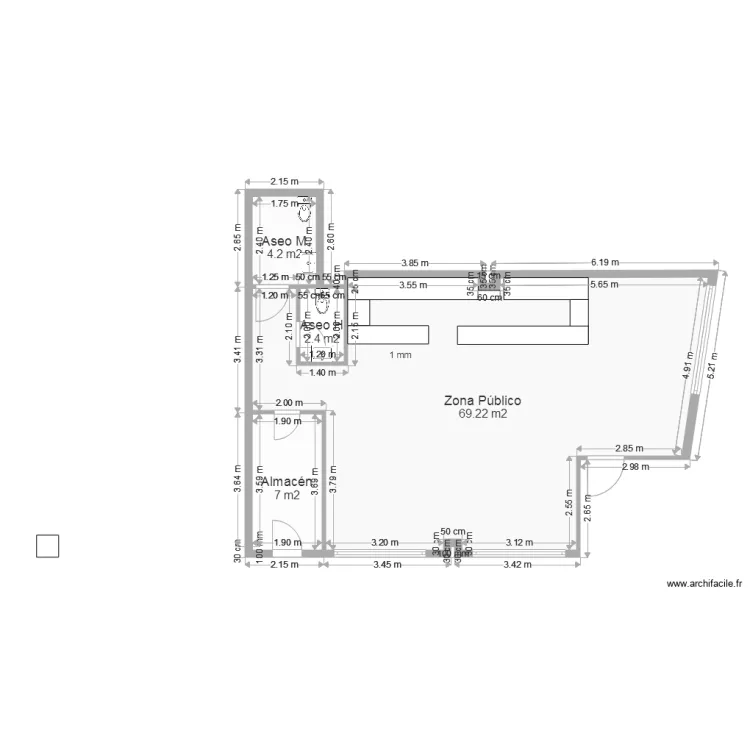 55510CarballinoLerida. Floor plan with 