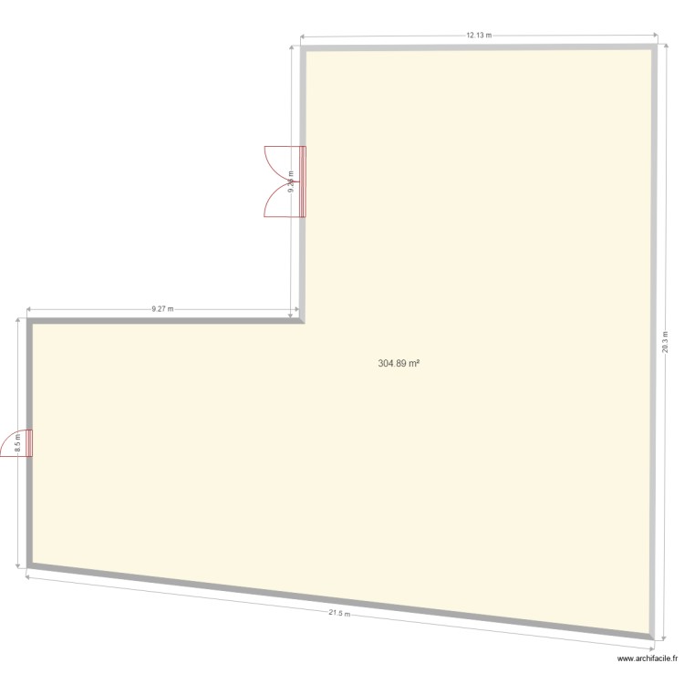 suprficie trapeze0411. Floor plan with 0 room and 0 m2