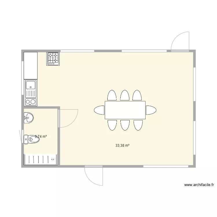 trongol. Floor plan with 
