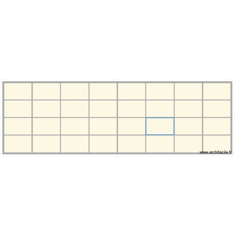 hangarlongueportee. Floor plan with 0 room and 0 m2