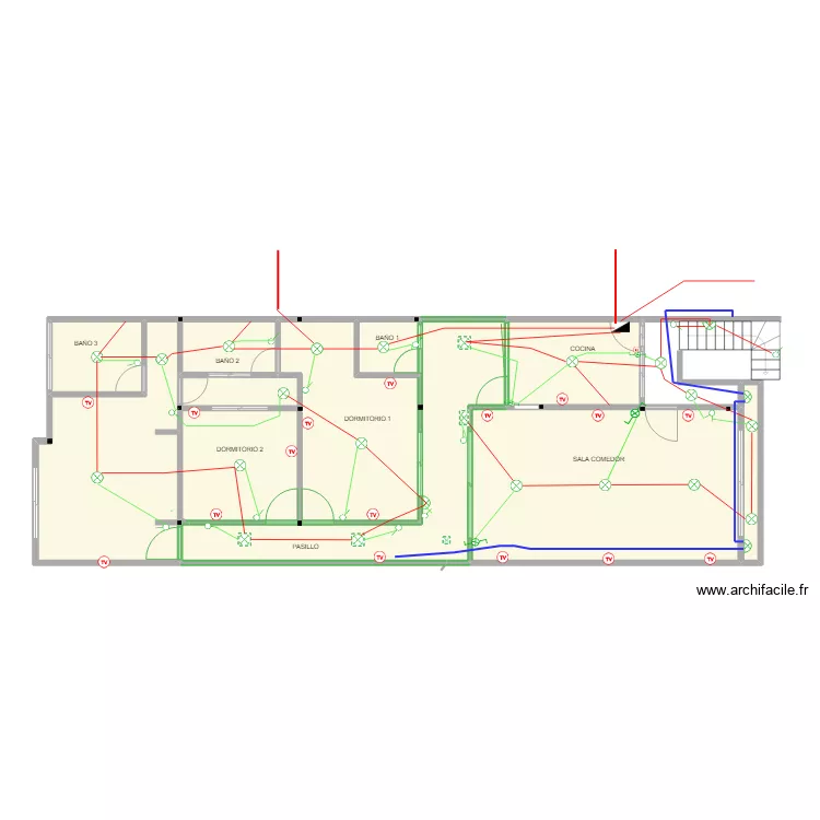 casa salaverry 2. Floor plan with 