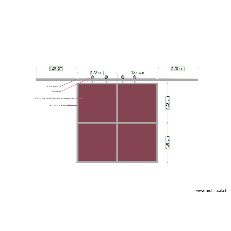 portail1 Q10. Floor plan with 0 room and 0 m2
