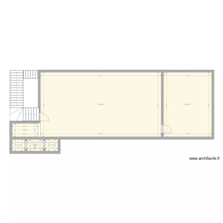 33 &eacute;tage. Floor plan with 