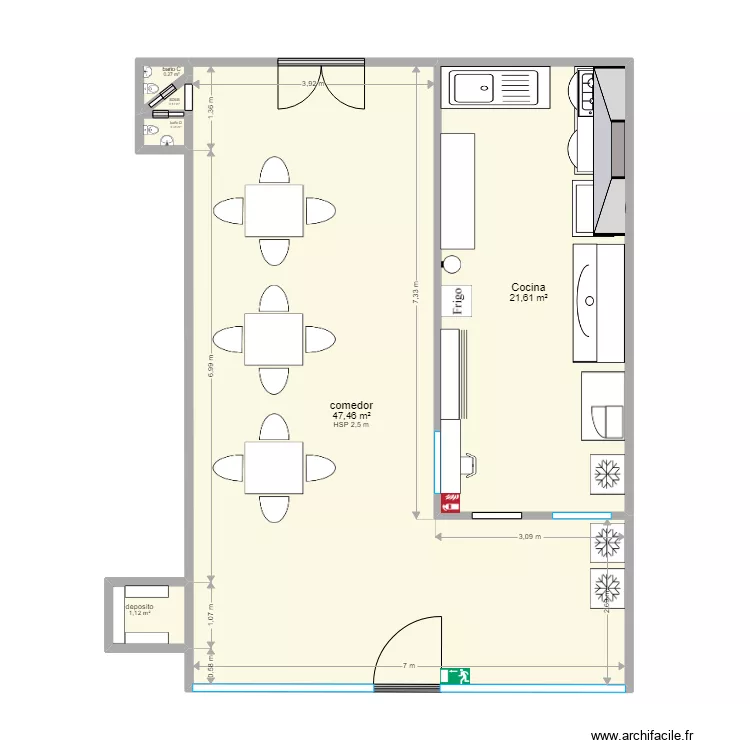 tp integrador URBANO. Floor plan with 