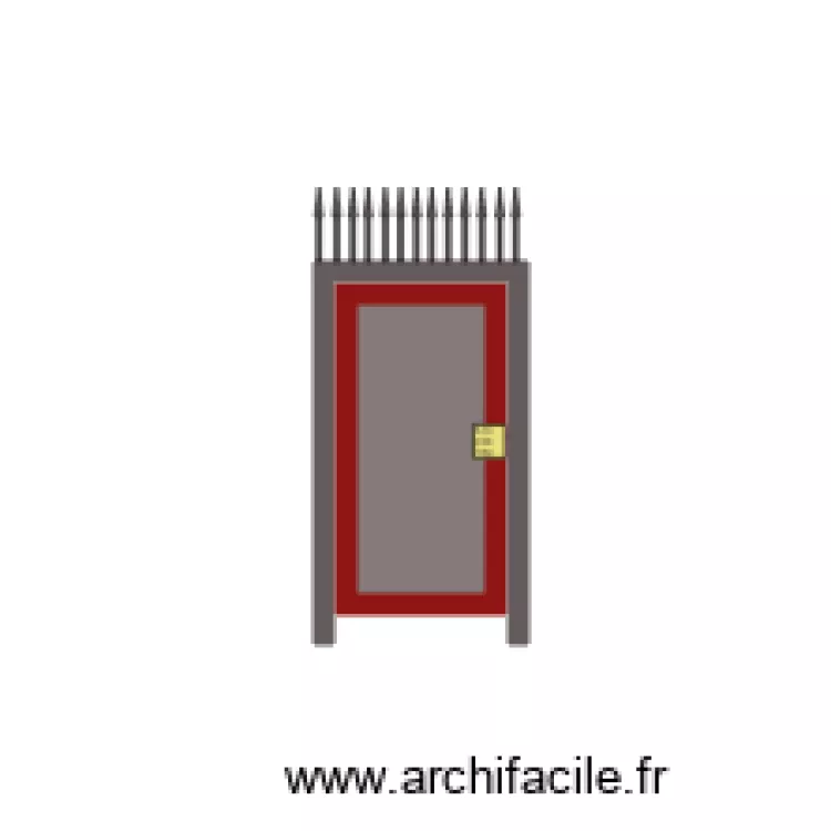 portail. Floor plan with 