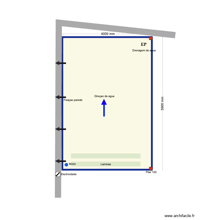 Steven taft. Floor plan with 1 Room and 23 m² Steven taft. Floor plan with 1 Room and 23 m²