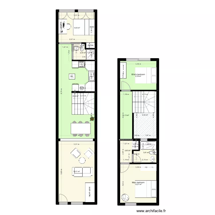 3 Ring Terrace_MVP2_PR. Floor plan with 10  and 100 m²