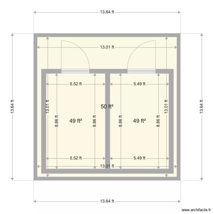Fug. Floor plan with 