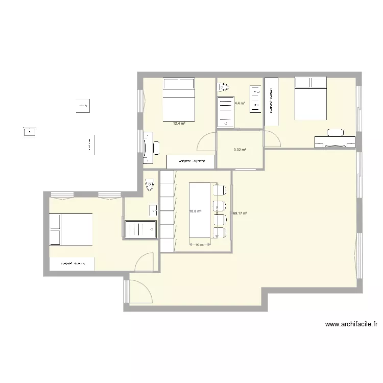 amiga marta5. Floor plan with 