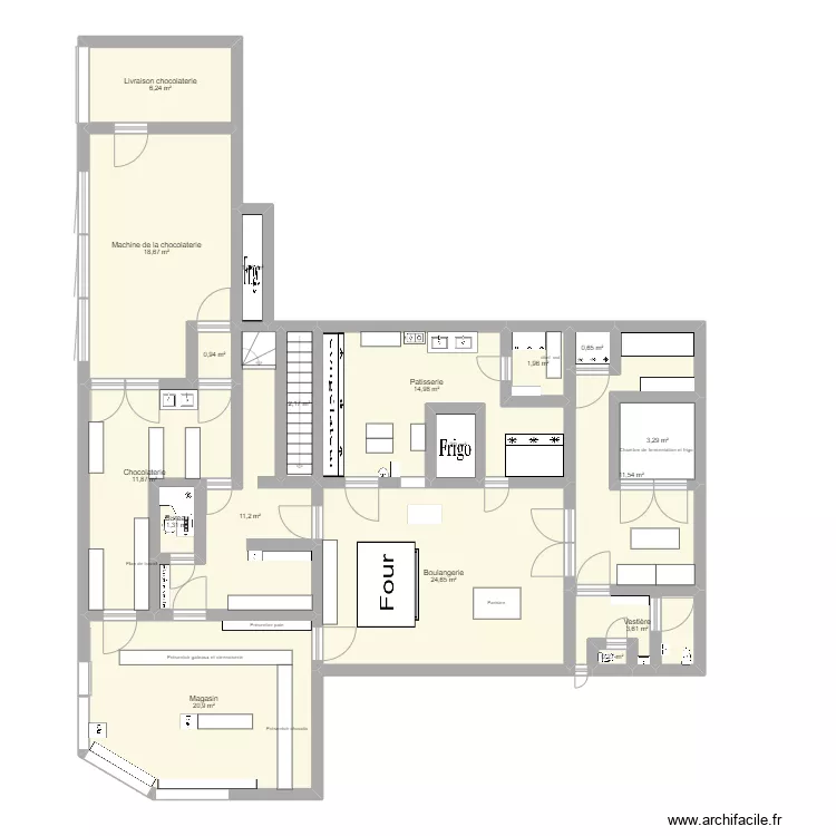 ritton flavien. Floor plan with 
