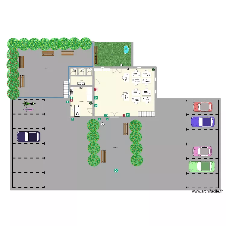 planta baja. Floor plan with 