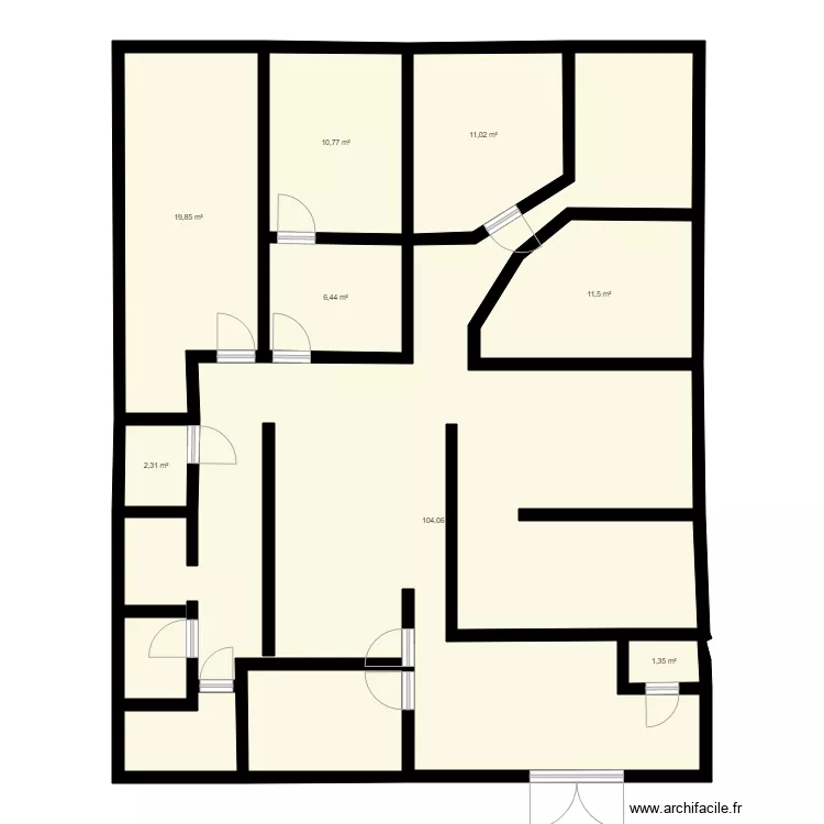doctot. Floor plan with doctot. Floor plan with