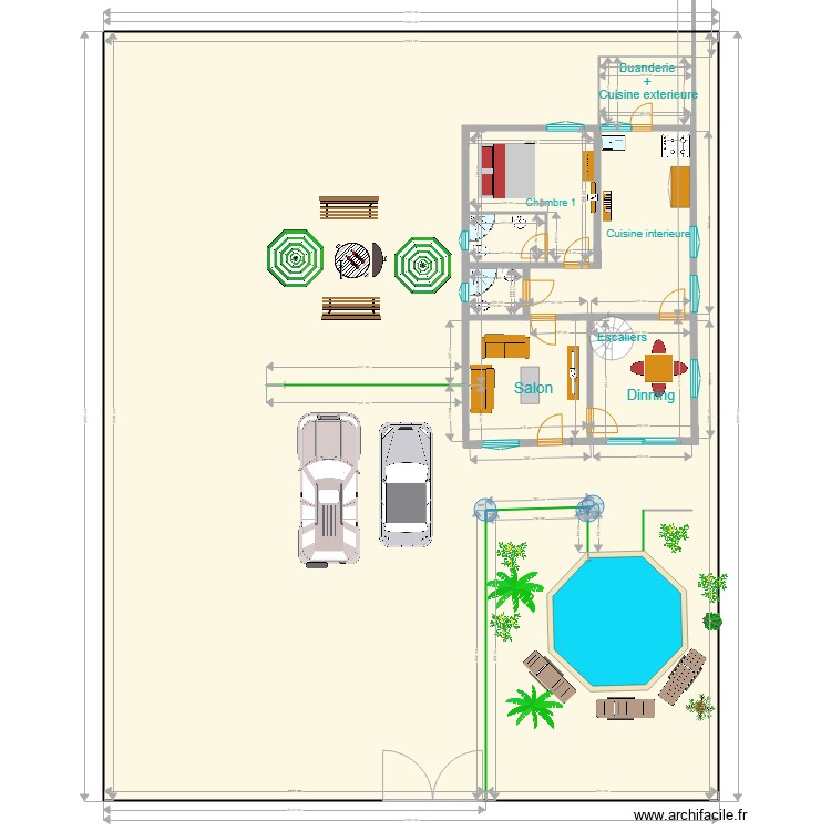 kayiranga superficie batie. Floor plan with 0 room and 0 m2