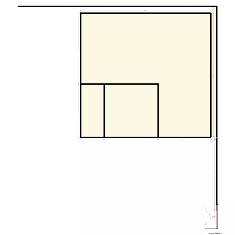 dimension hangar1907. Floor plan with 