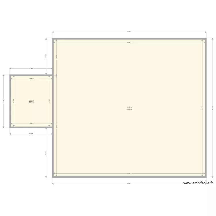 Boeing. Floor plan with 