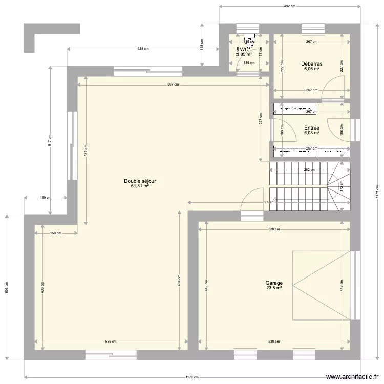 PLAN KOSSHY 6. Floor plan with 
