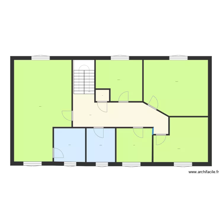 23 Trafalgar First Floor. Floor plan with 