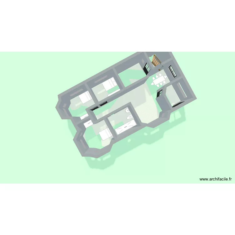 SDFSDF. Floor plan with 7  and 56 m²