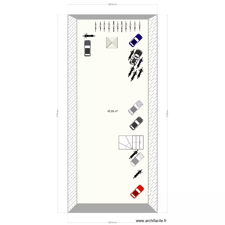 plano. Floor plan with 