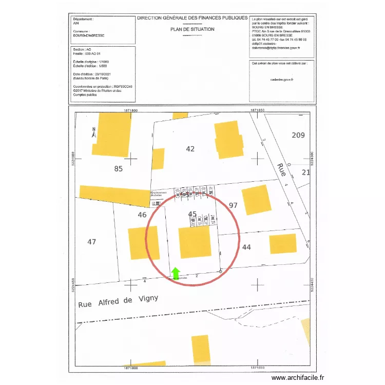 plan parking bourg en bresse. Floor plan with 
