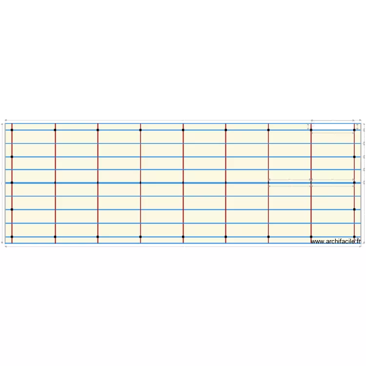 hangarlongueporteecharpente. Floor plan with 