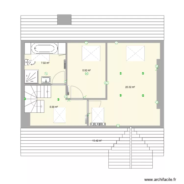 17 HFC GF1. Floor plan with 