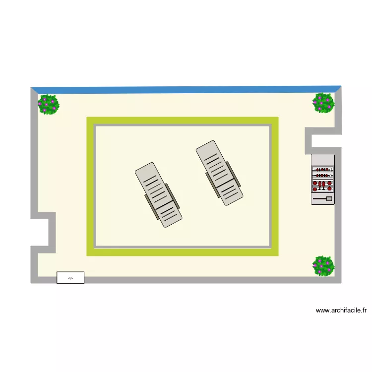mike 1. Floor plan with 