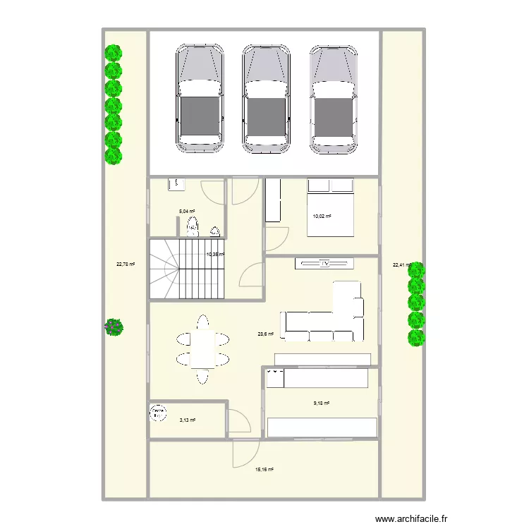 Test 1. Floor plan with 