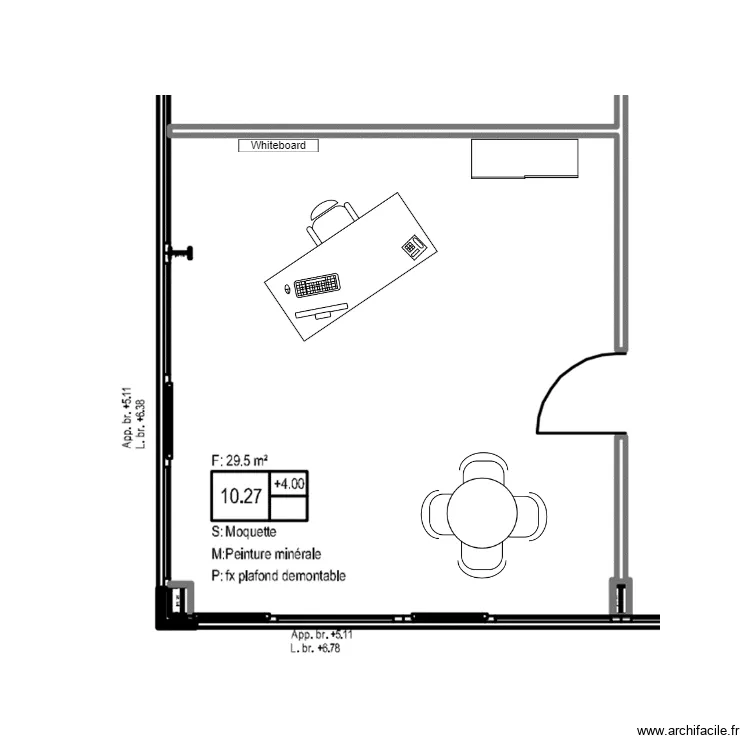 10.27 H7. Floor plan with 