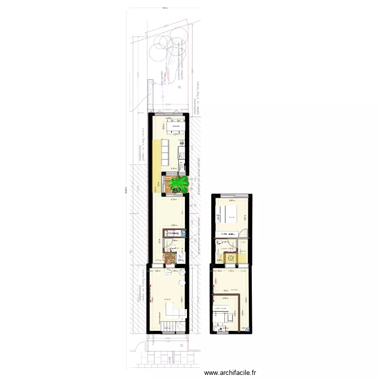 3 Ring Terrace B_post obs.. Floor plan with 10 and 92 m² 3 Ring Terrace B_post obs.. Floor plan with 10 and 92 m²