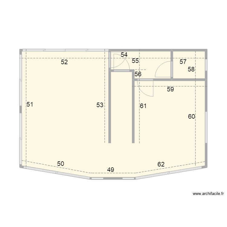 Appartement IV INSS. Floor plan with 0 room and 0 m2