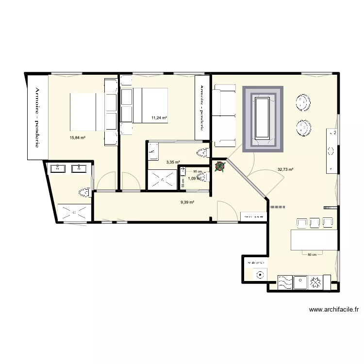 lagasca 52 3. Floor plan with 