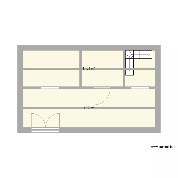 minha casa no fundo da casa da minha mãe. Floor plan with 2 and 24 m² minha casa no fundo da casa da minha mãe. Floor plan with 2 and 24 m²